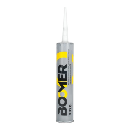 BOOMER 9020 Клей-герметик для вклейки стёкол полиуретановый 2 часа - 310 мл